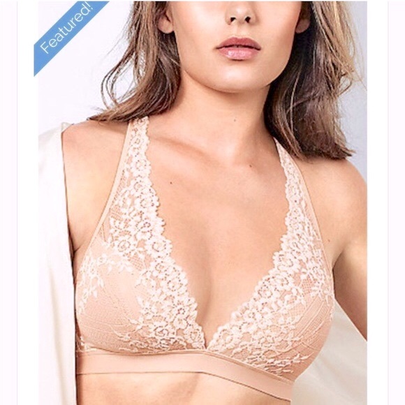 3 Piece - Wacoal lace-trimmed bralette & 2pair matching high-cut panties, “sand” - Picture 9 of 14